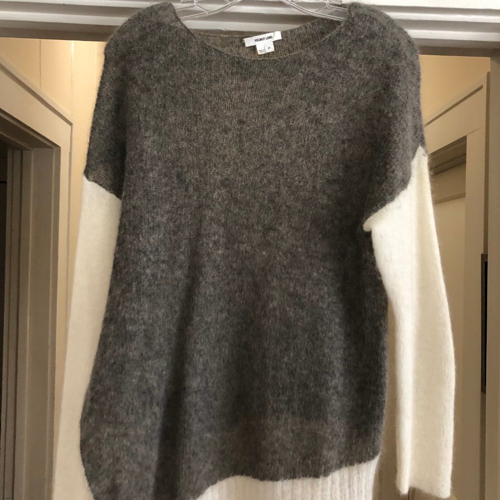 Helmut Lang Diagonal Hem Sweater